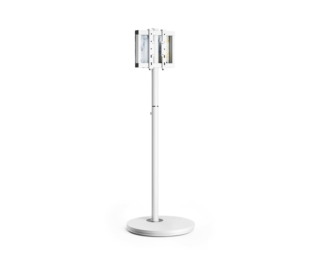 Small Rolling TV Cart for 24-48 Inch TVs, White R7238