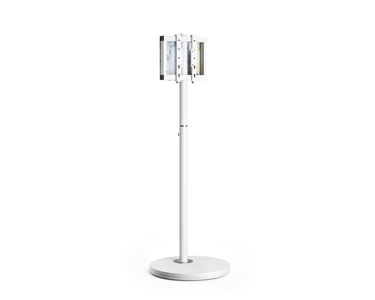 Small Rolling TV Cart for 24-48 Inch TVs, White R7238