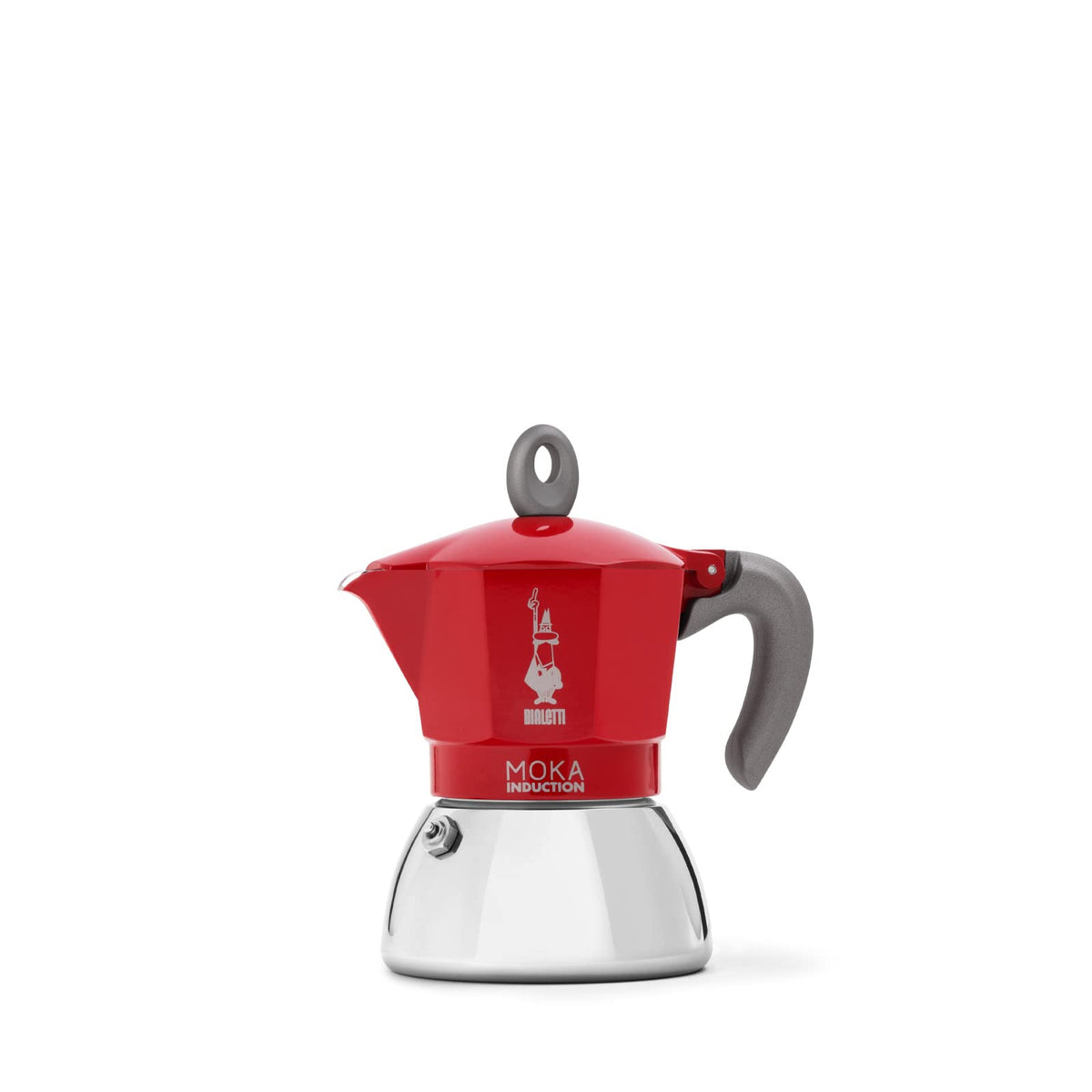 Red 4 Cups Espresso Moka Pot G453831