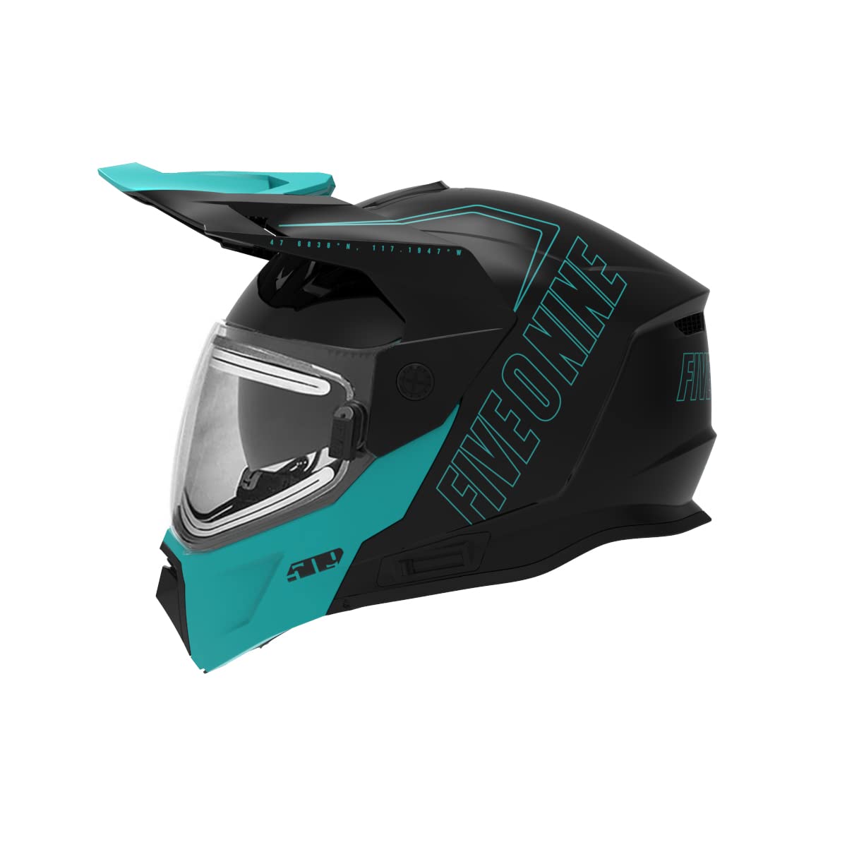 Snowmobile Helmet with Heated Shield T92449
