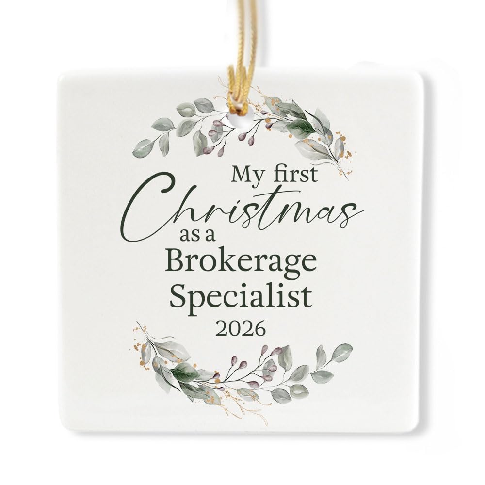 Ceramic 3-inch Square-Shaped Ornament H69980