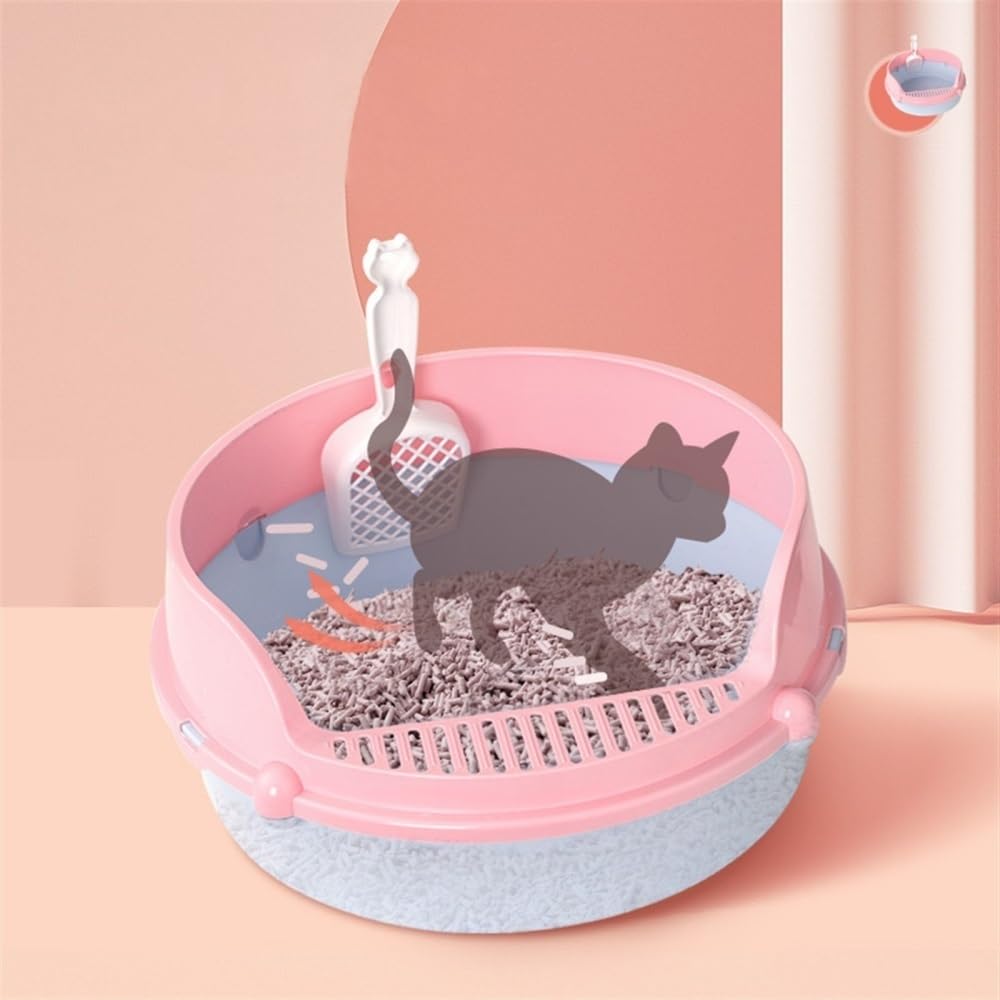 Semi-Enclosed Cat Litter Box U1830