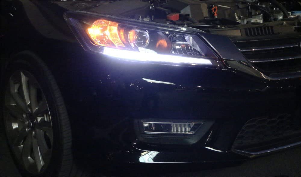 White LED Daytime Running Light Strip K853