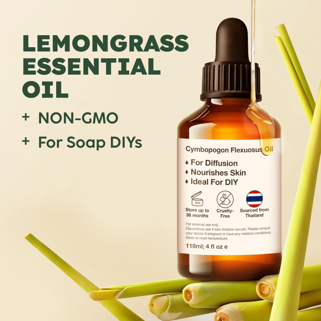 Lemongrass & Lavender Essential Oil Set 2x4 fl oz H12207