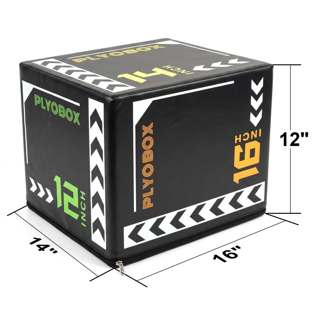 12/14/16 Inch 3-in-1 Plyometric Jump Box T519