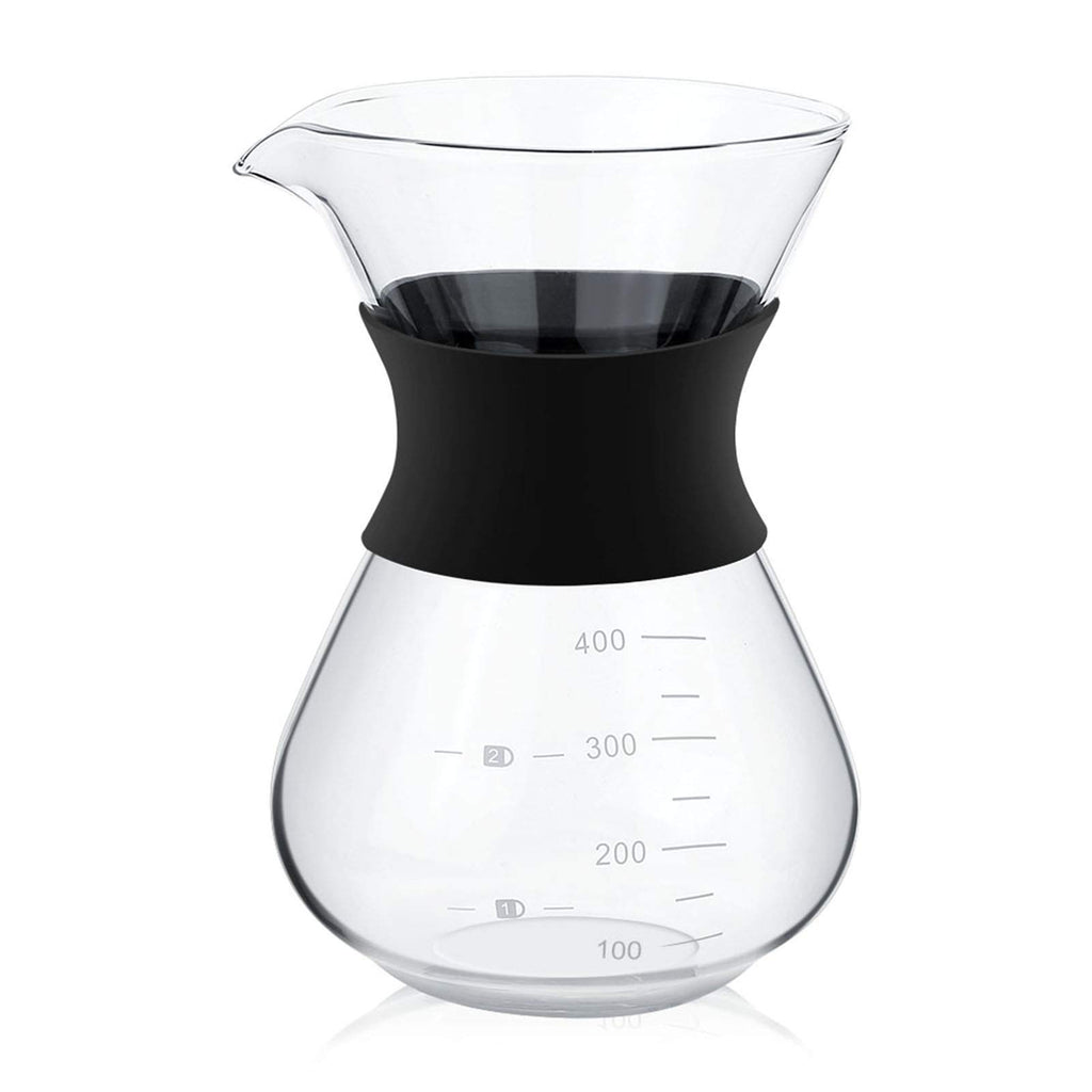 Pour Over Coffee Maker, Paperless Glass Dripper 400ML H99694