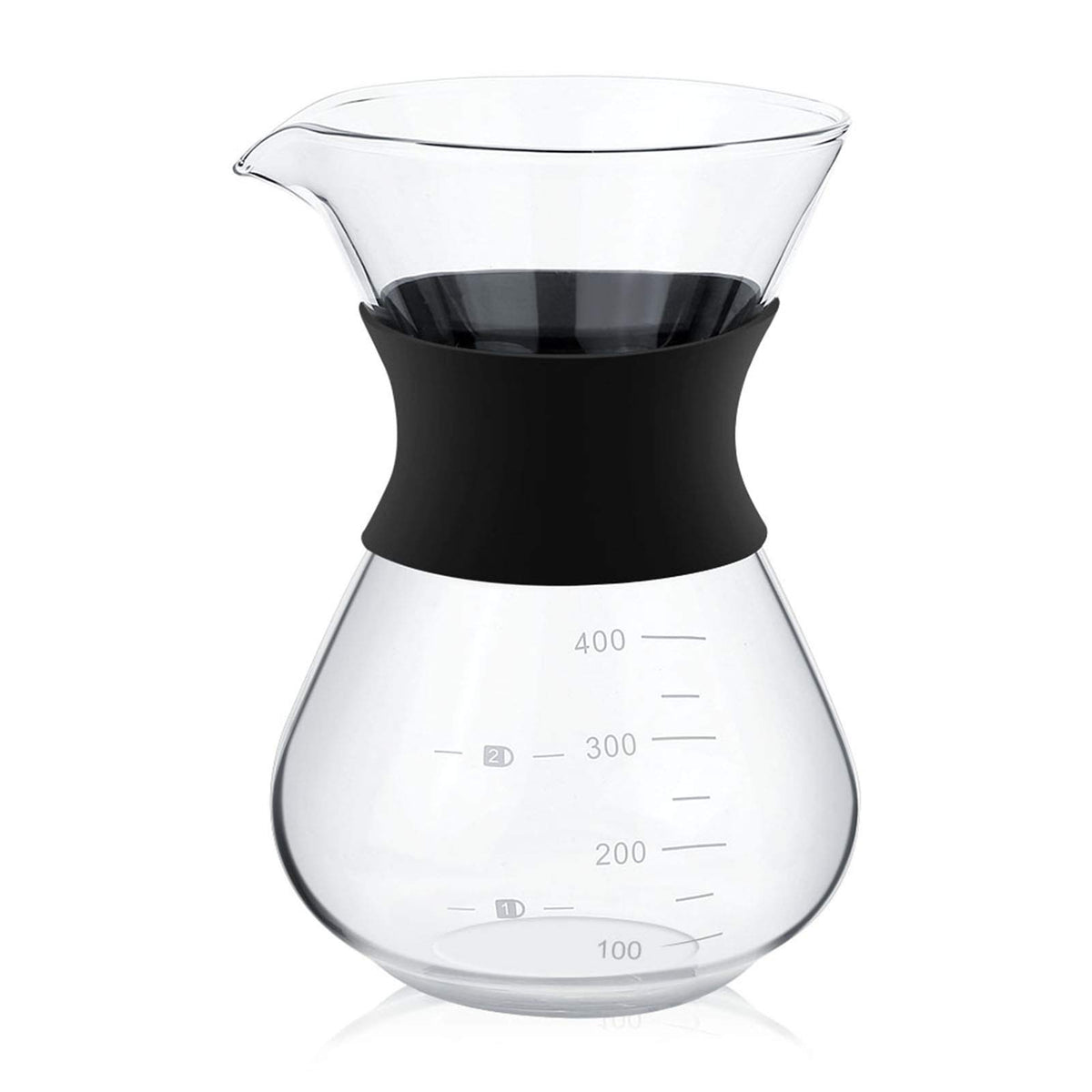 Pour Over Coffee Maker, Paperless Glass Dripper 400ML H99694