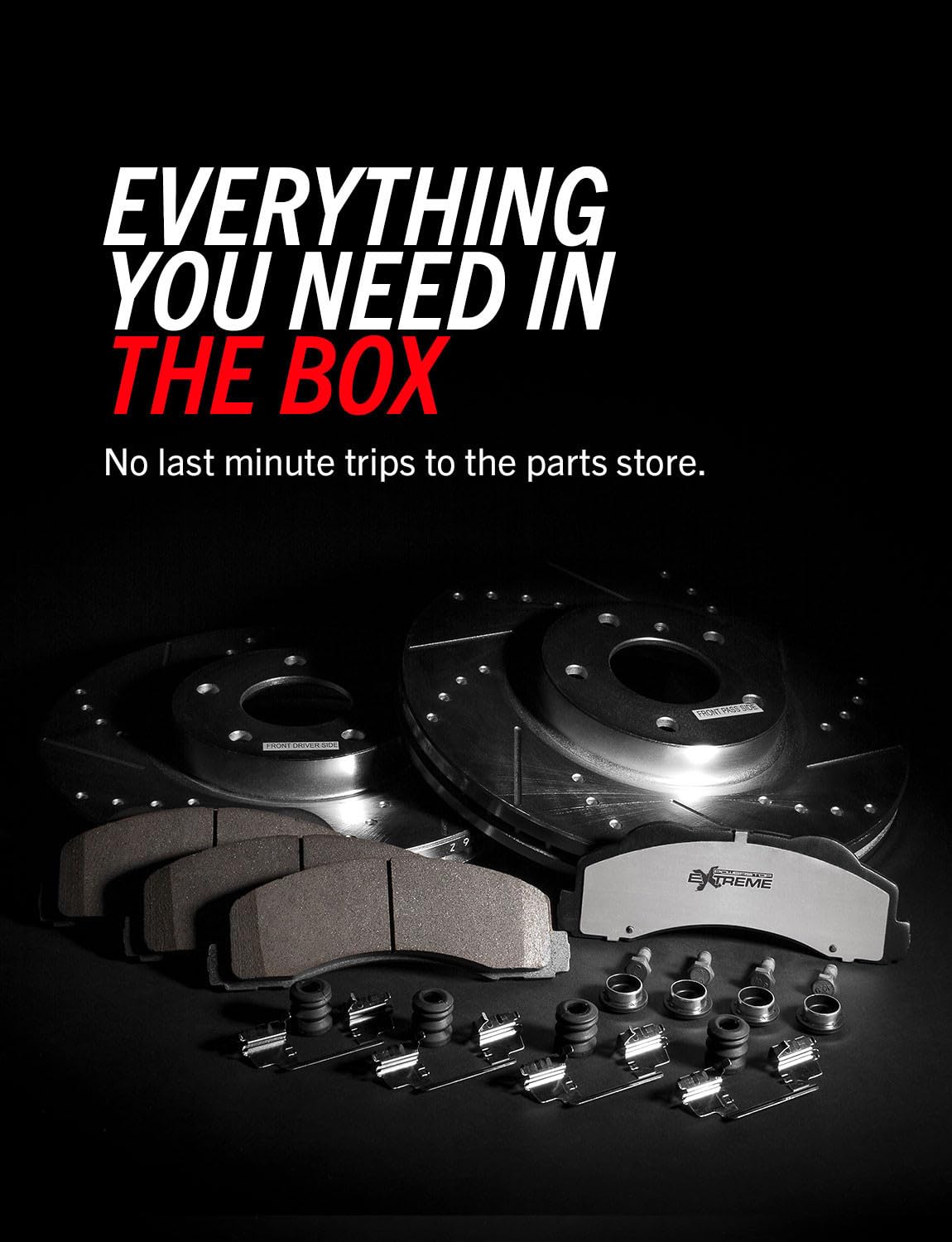 Front & Rear Brake Pad & Rotor Kit G6232