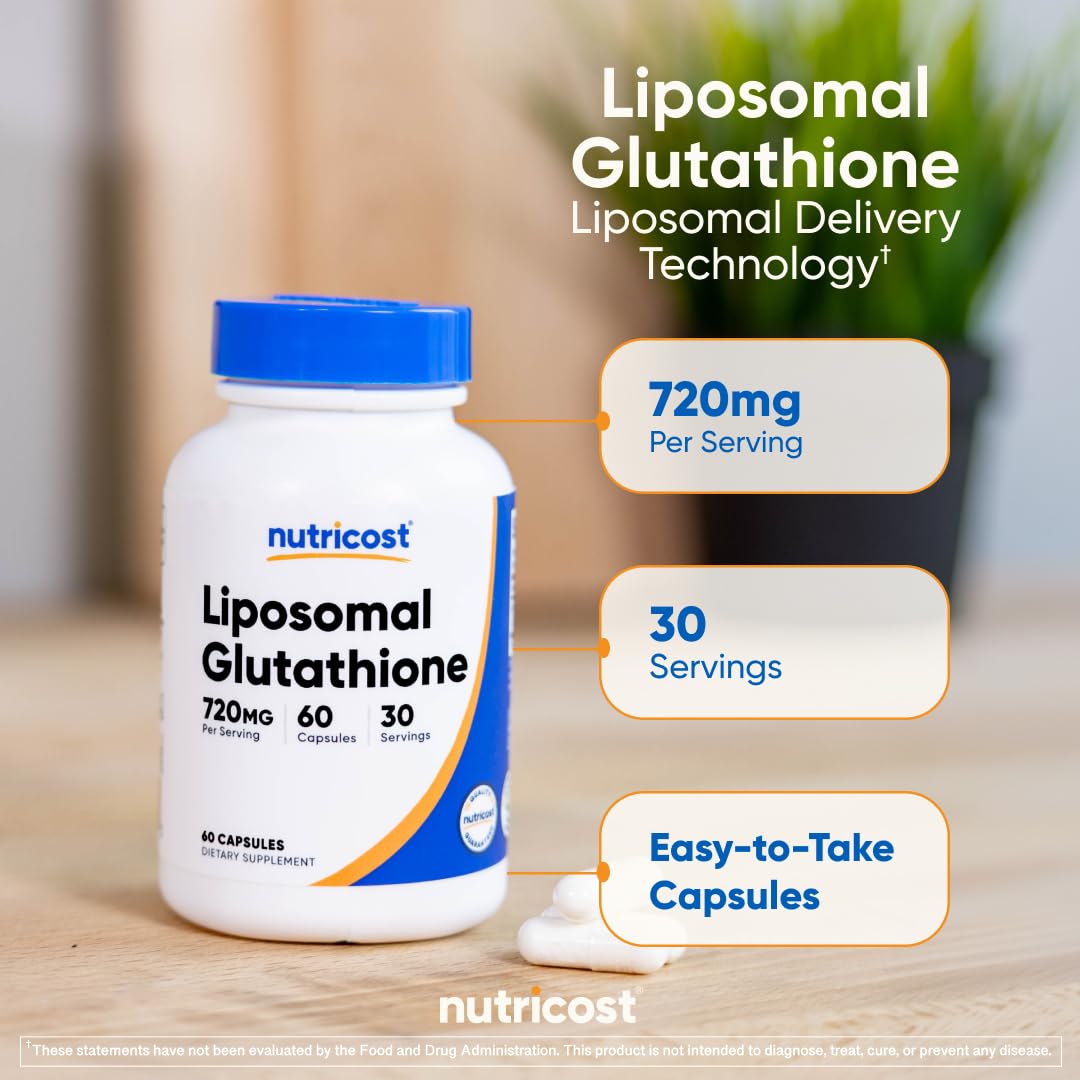 Liposomal Glutathione Supplement 60 Capsules W111109
