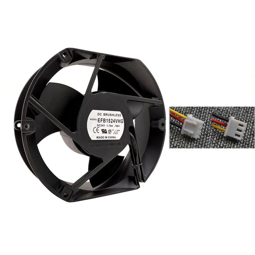 24V 172mm Cooling Fan 3Pin 3Wire Dual Ball C833658