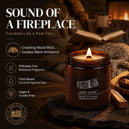 16 oz Wood Wick Candle X84842