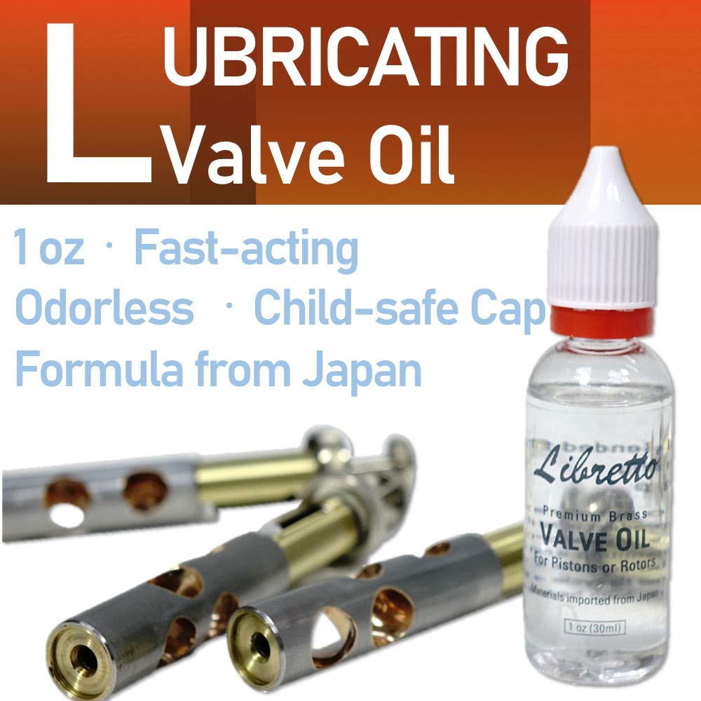 Trumpet Care Kit with Valve Oil, Slide Grease, Cleaning Cloth, Brushes and Case V662379