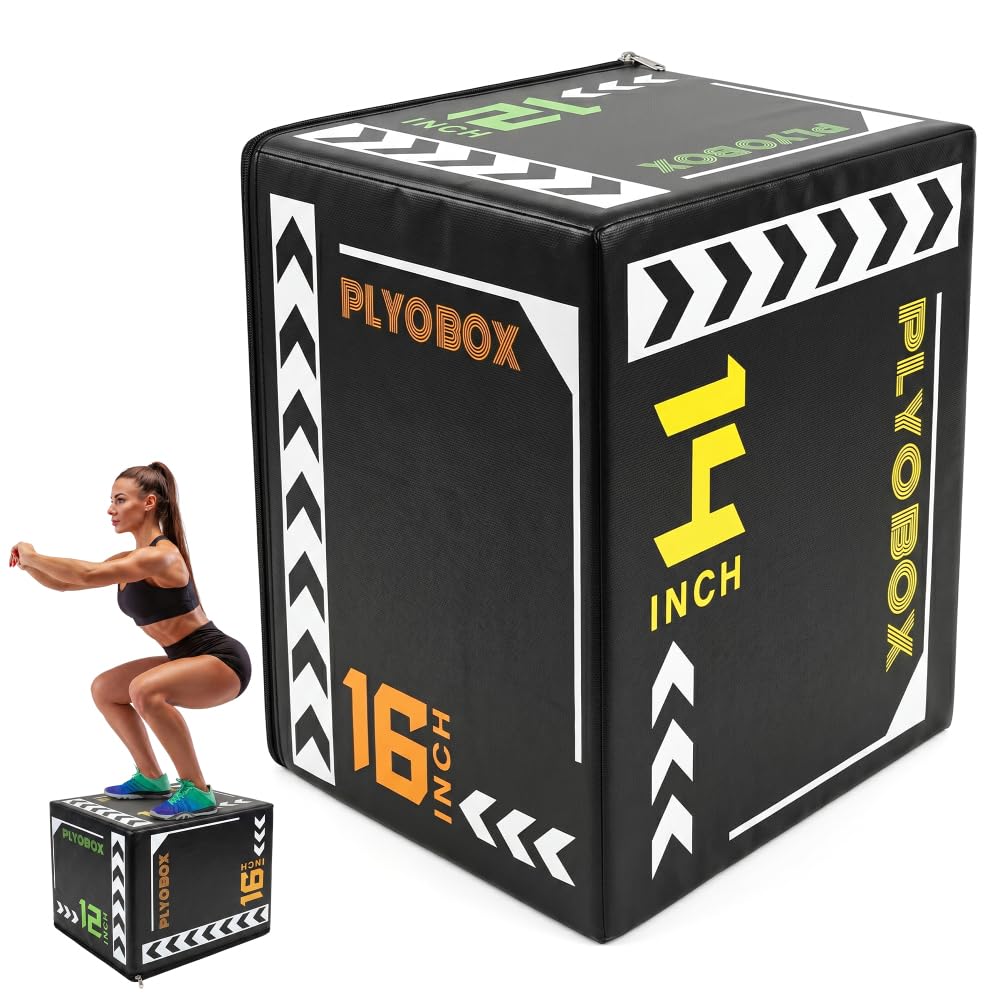 12/14/16 Inch 3-in-1 Plyometric Jump Box T519