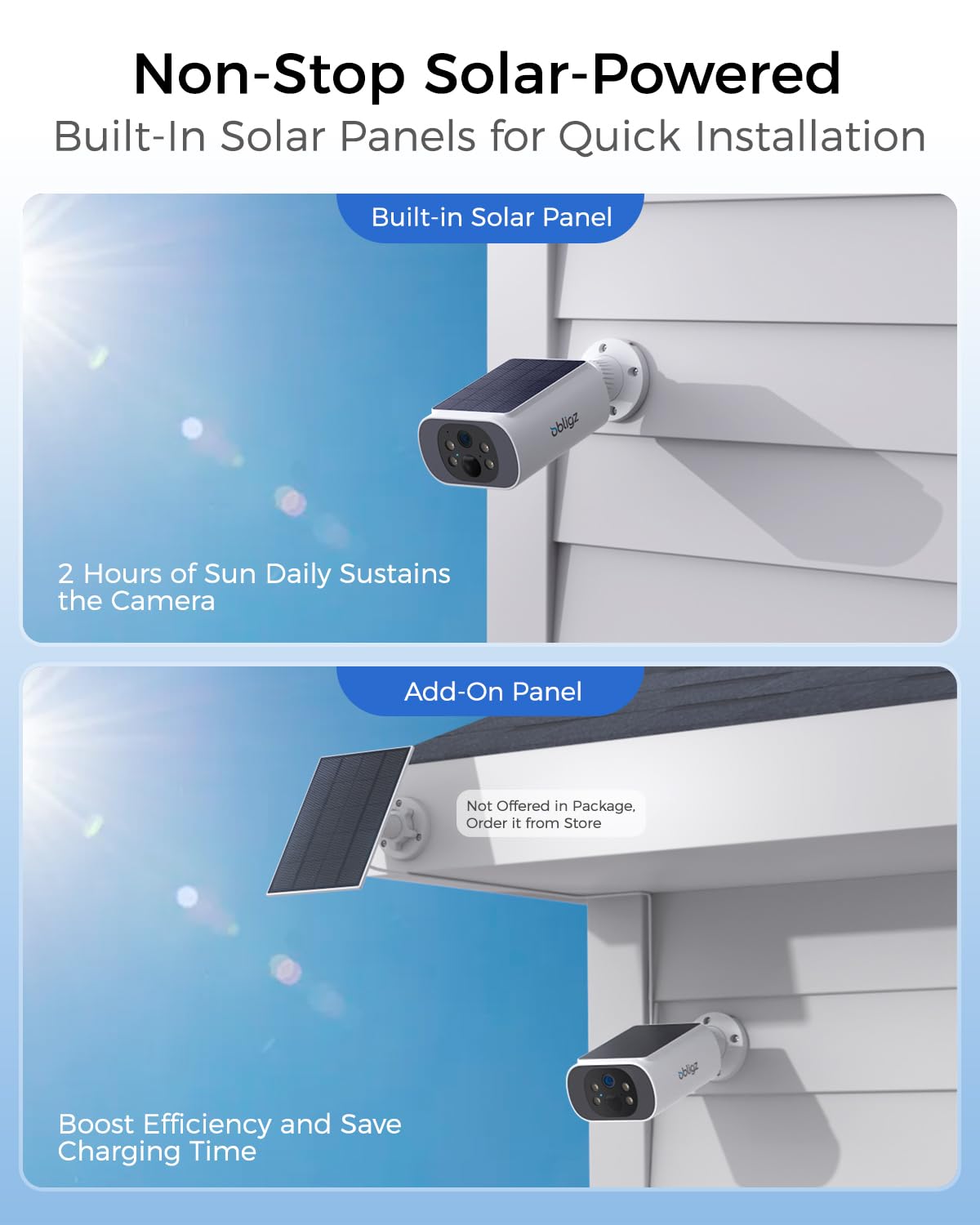 4MP Solar Security Cameras Wireless Outdoor L7024