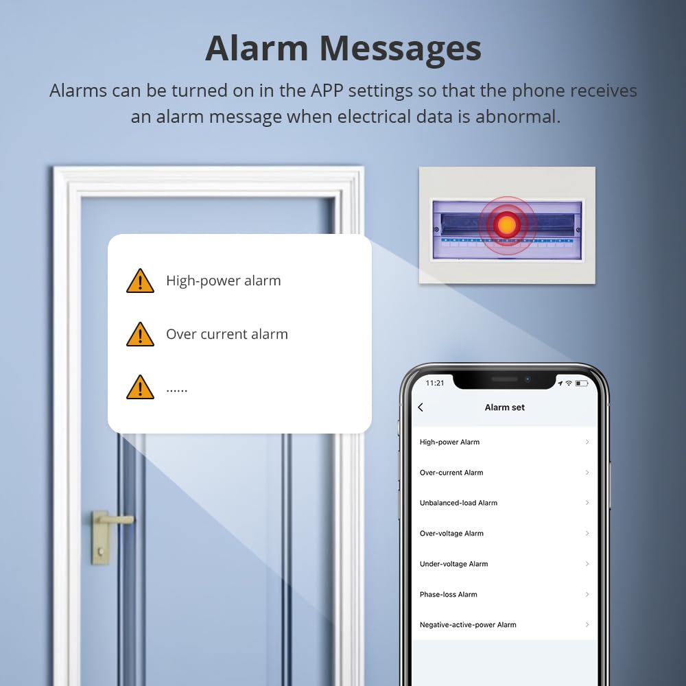 WiFi Home Energy Monitor with 2 x 120A CTs V9899