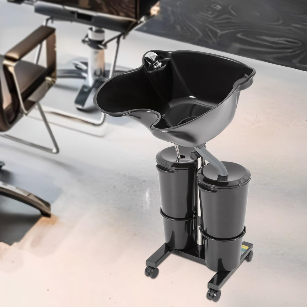 Portable Electric Shampoo Bowl with 2 Water Buckets Q10091