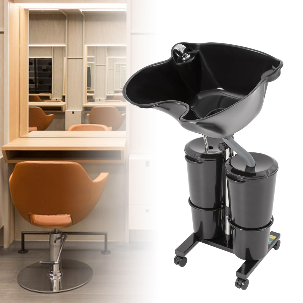Portable Electric Shampoo Bowl with 2 Water Buckets Q10091
