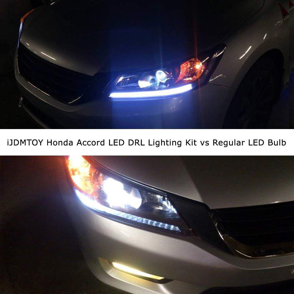 White LED Daytime Running Light Strip K853