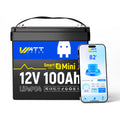 12V 100Ah Mini LiFePO4 Battery with Bluetooth A829076