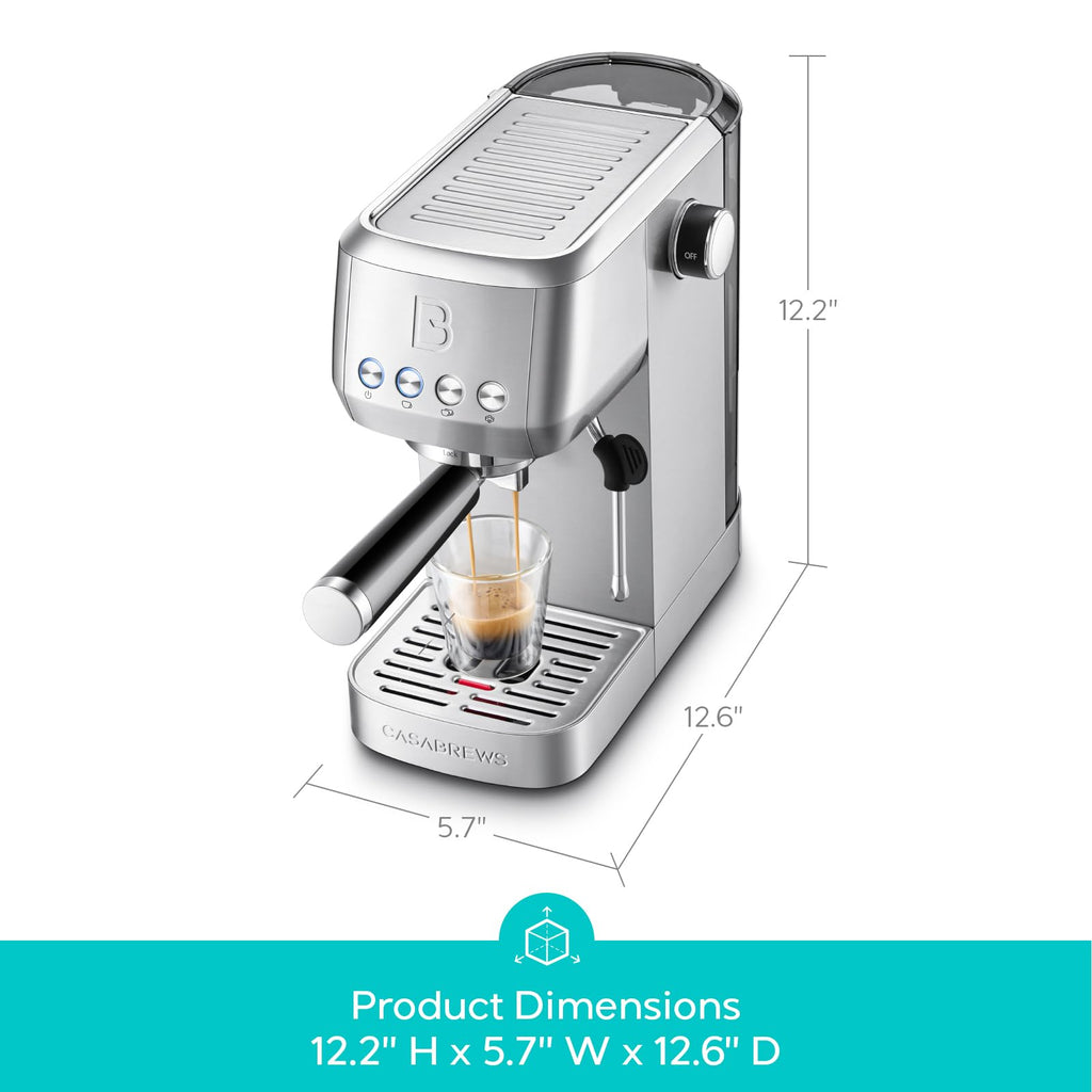 Stainless Steel Espresso Machine with Steam Wand C42642