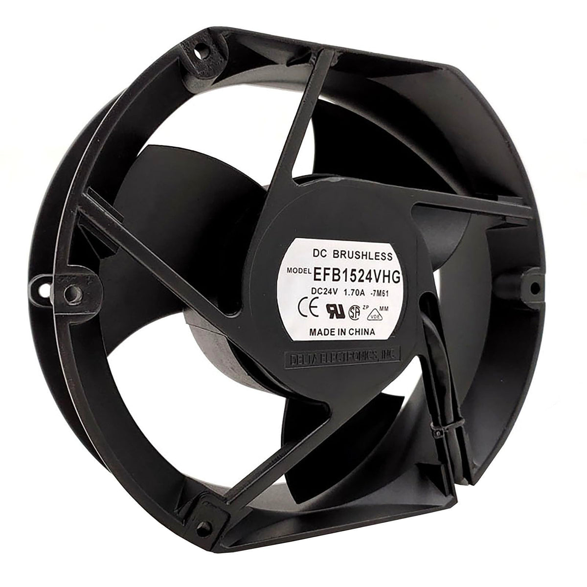 24V 172mm Cooling Fan 3Pin 3Wire Dual Ball C833658