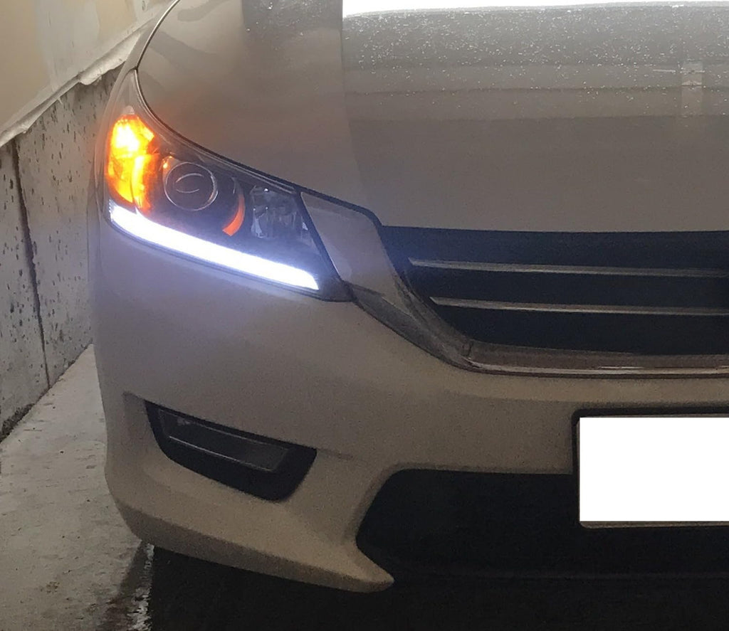 White LED Daytime Running Light Strip K853