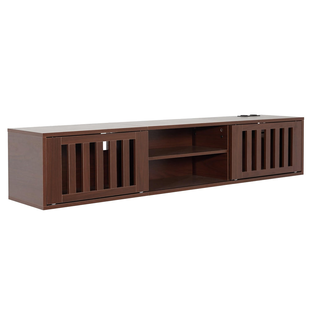 59" Floating TV Stand with Power Outlet I22468