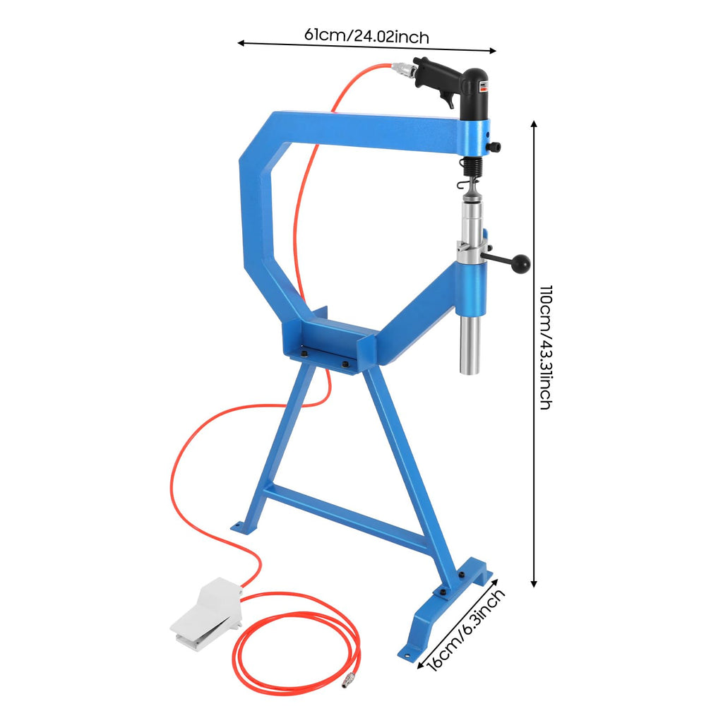 Pneumatic Planishing Hammer with Pedal and Stand D30925