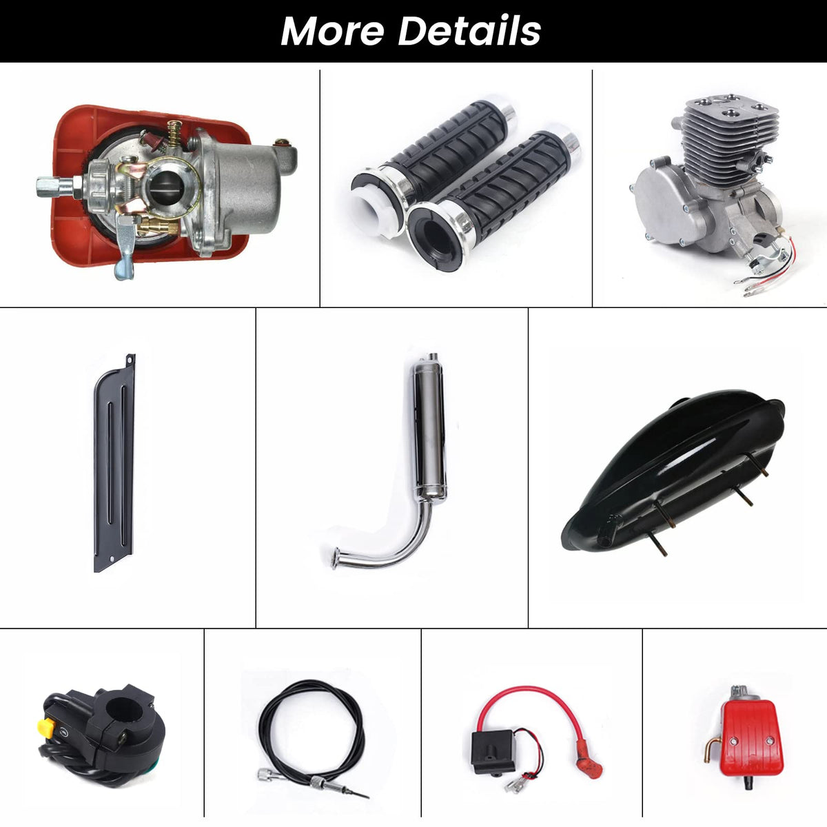 100cc 2 Stroke Air-Cooling Bicycle Engine Kit E233