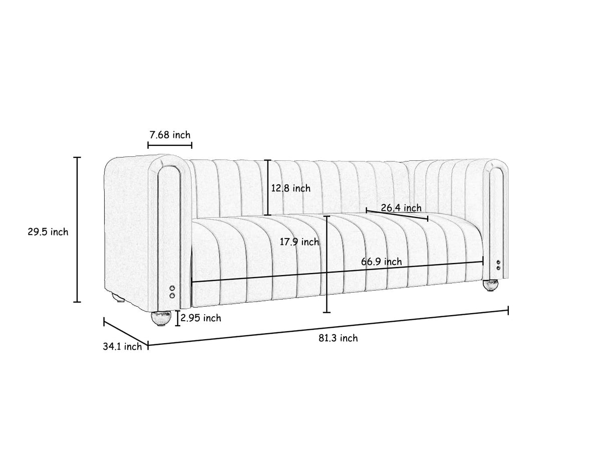 Green Velvet Curved Tufted Loveseat Sofa P19851