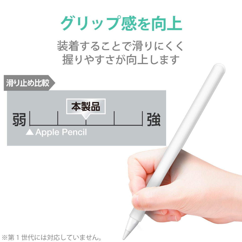 Clear Slim Grip Case for Apple Pencil (2nd Generation) J978
