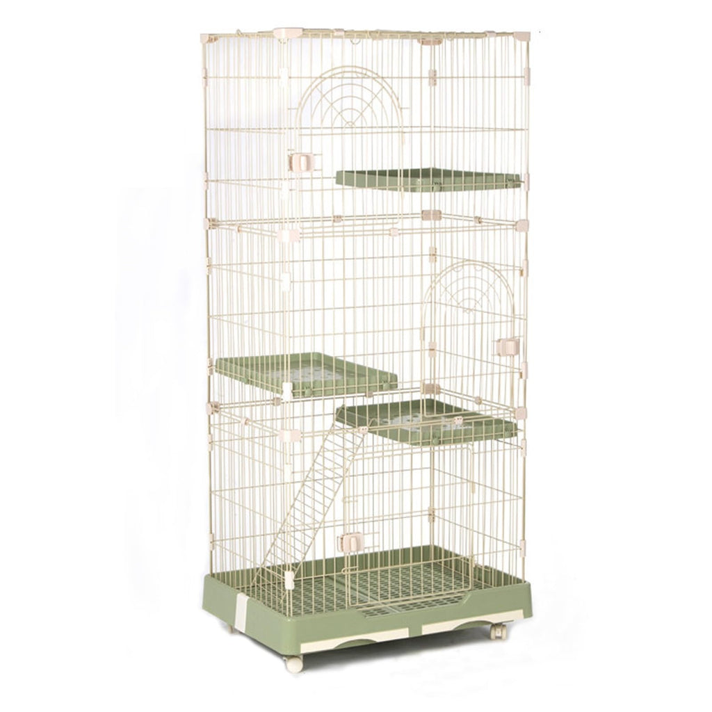 Foldable 4 Tier Detachable Cat Cage with Hammock Z80264