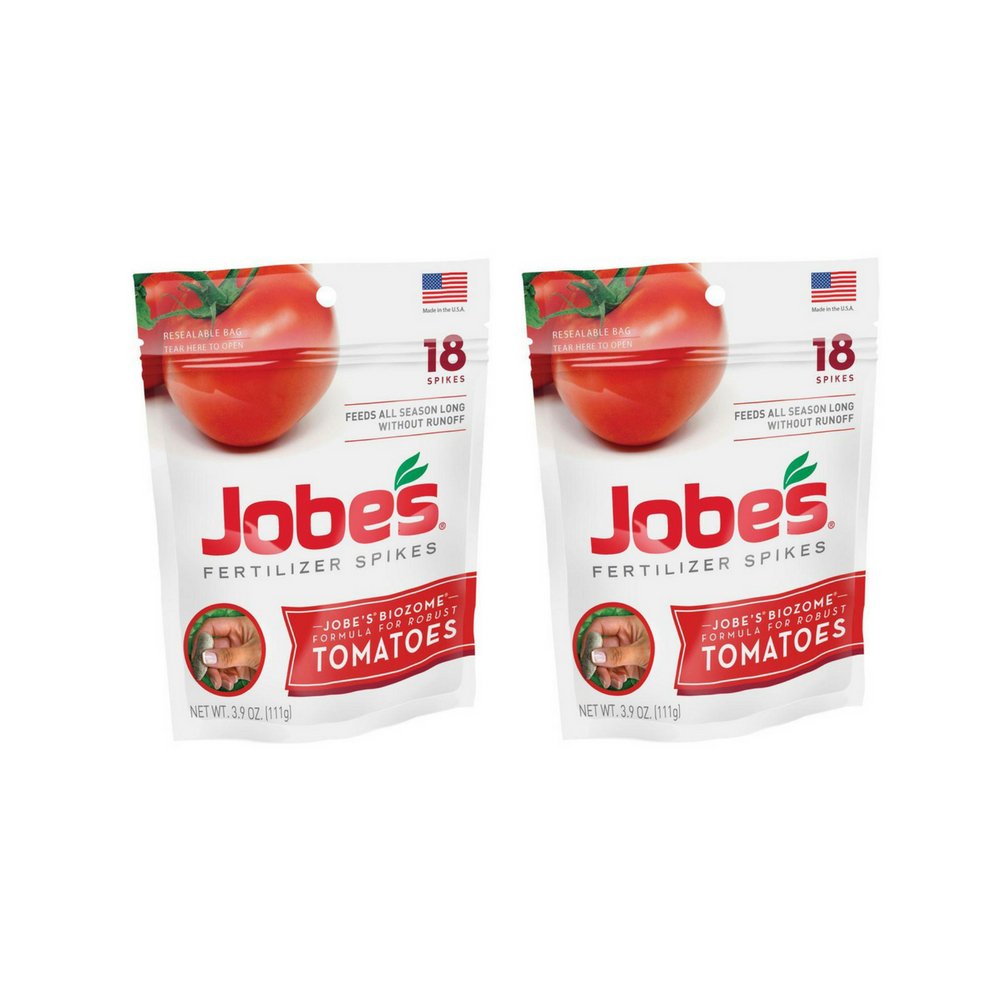 Tomato Fertilizer Spikes 6-18-6 Time Release 18 Spikes 2-Pack X14104