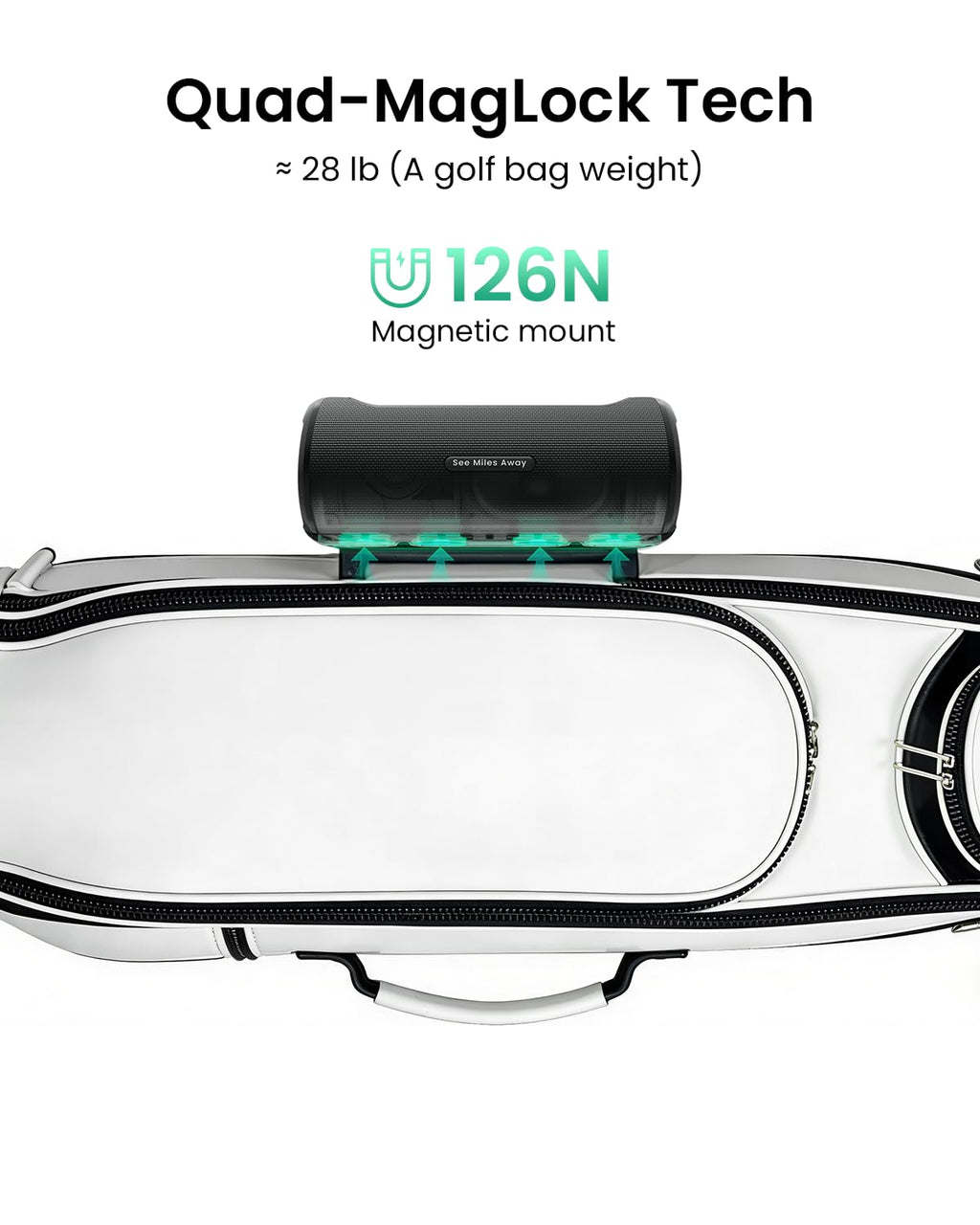 Golf GPS Speaker with 43K+ Courses B114