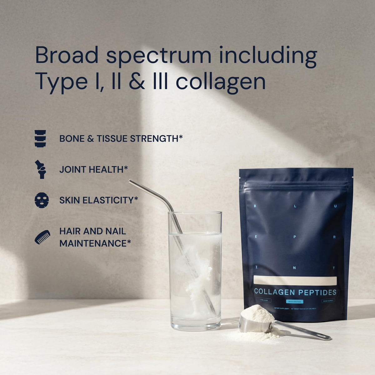 Hydrolyzed Collagen Peptides Powder Unflavored 30 Servings N490949