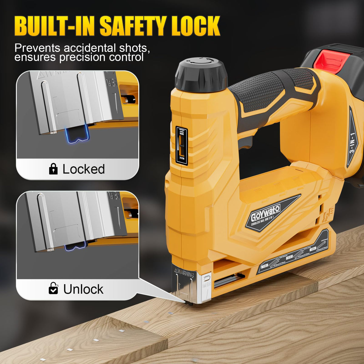 21V Cordless 18 Gauge 3-in-1 Brad Nailer N832051