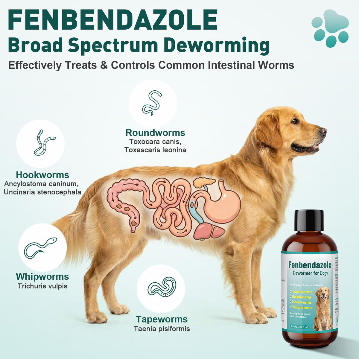 Dog Dewormer Liquid 100ml R480
