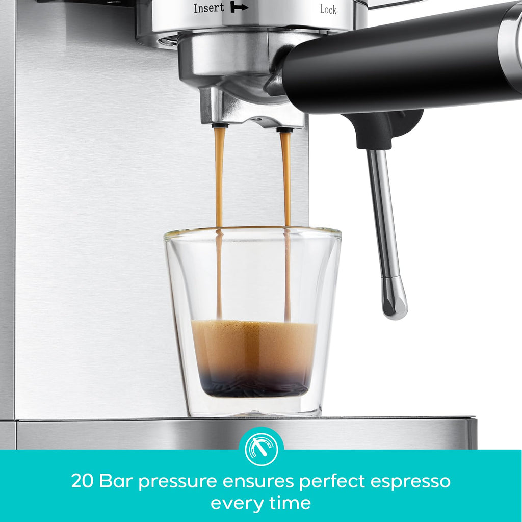 Stainless Steel Espresso Machine with Steam Wand C42642