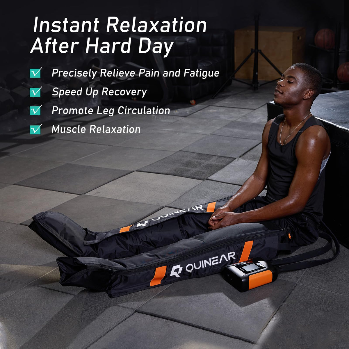 Cordless Air Compression Leg and Foot Massager H936550