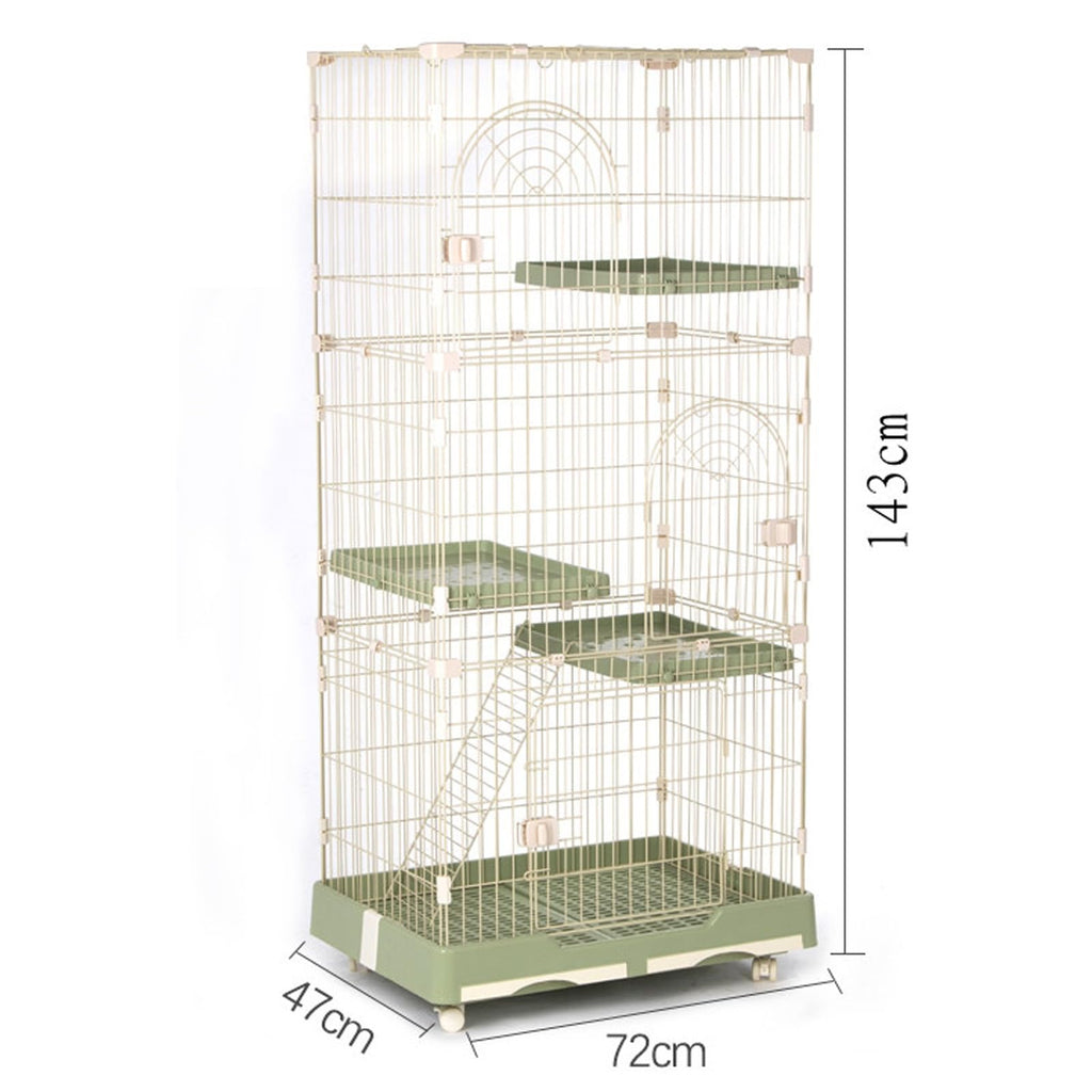Foldable 4 Tier Detachable Cat Cage with Hammock Z80264