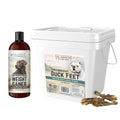 Dog Weight Gainer Liquid & Duck Feet Bundle D25106