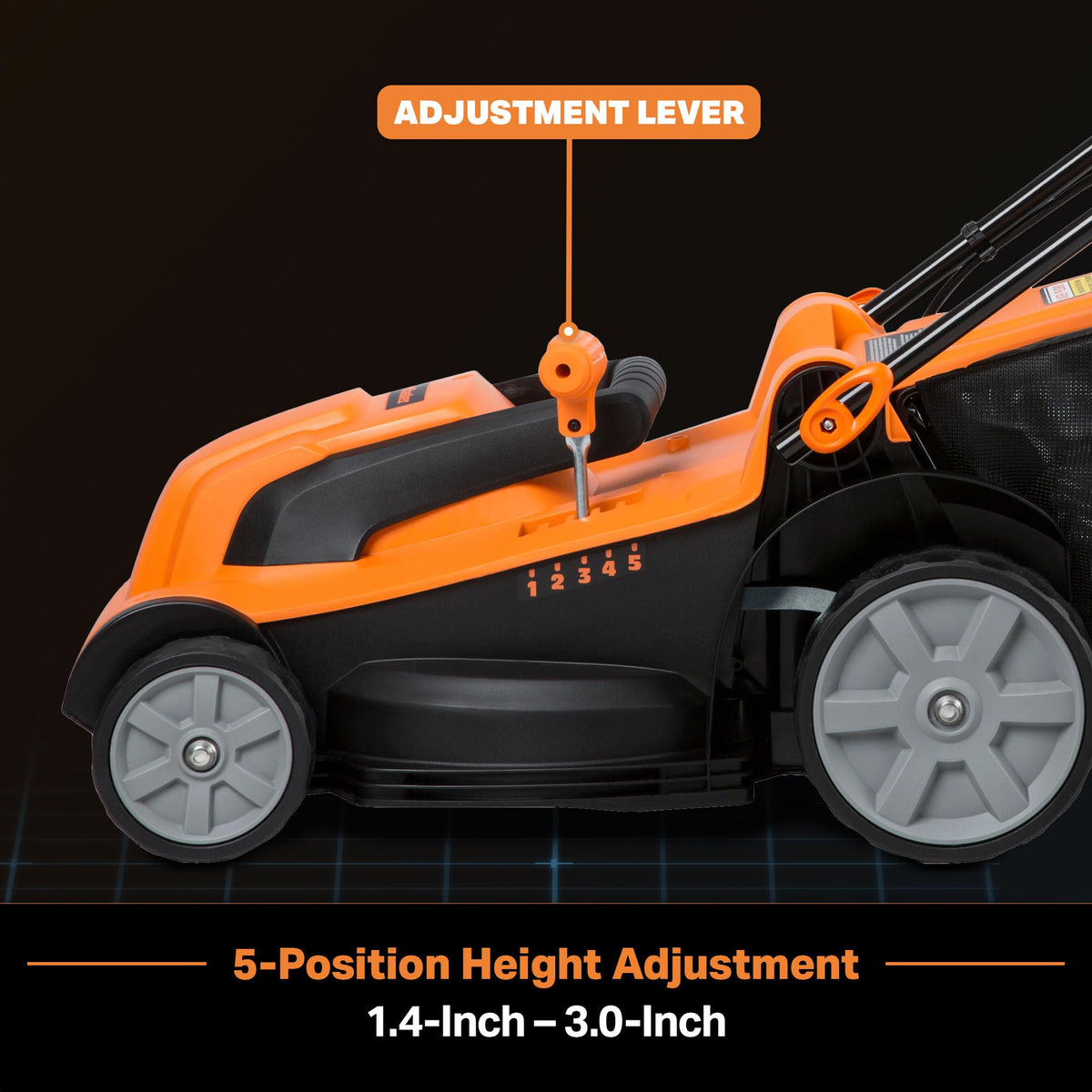 Electric Corded Lawn Mower 15-Inch 11AMP Y684