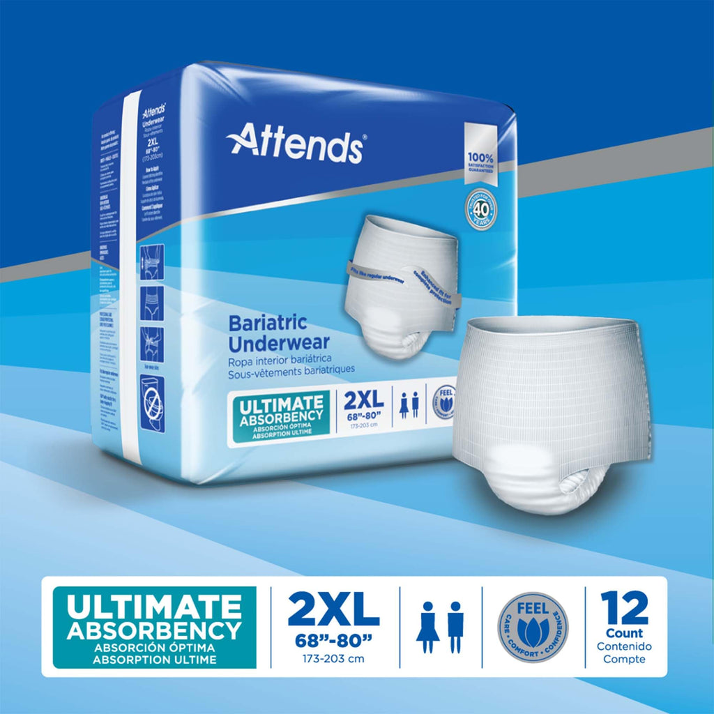 2X-Large Adult Incontinence Underwear, 12 ct O167412