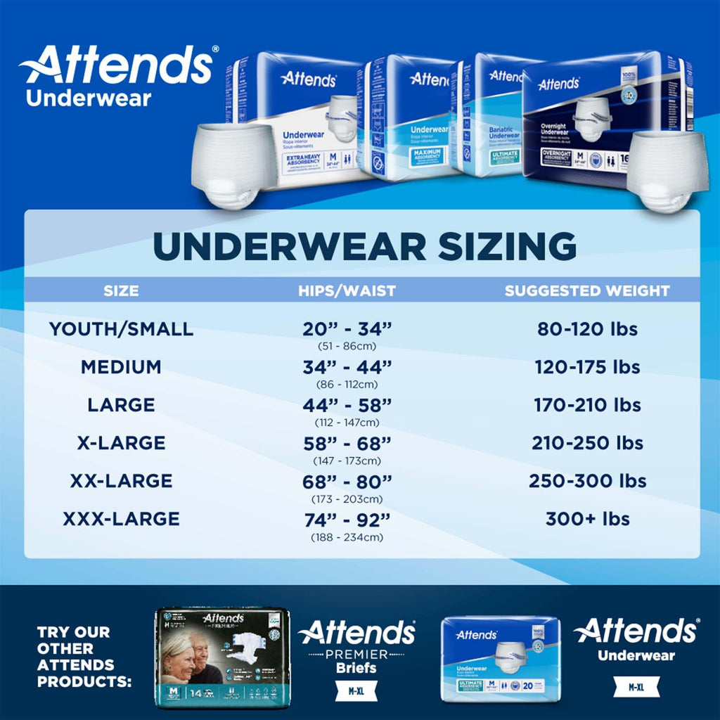 2X-Large Adult Incontinence Underwear, 12 ct O167412