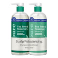 Tea Tree & Rosemary Shampoo & Conditioner Set 2x24oz B557
