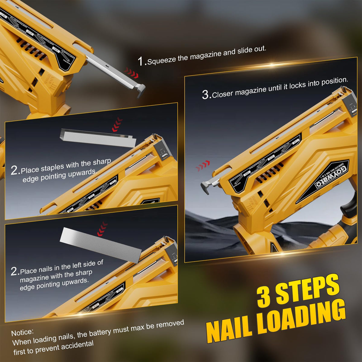 21V Cordless 18 Gauge 3-in-1 Brad Nailer N832051