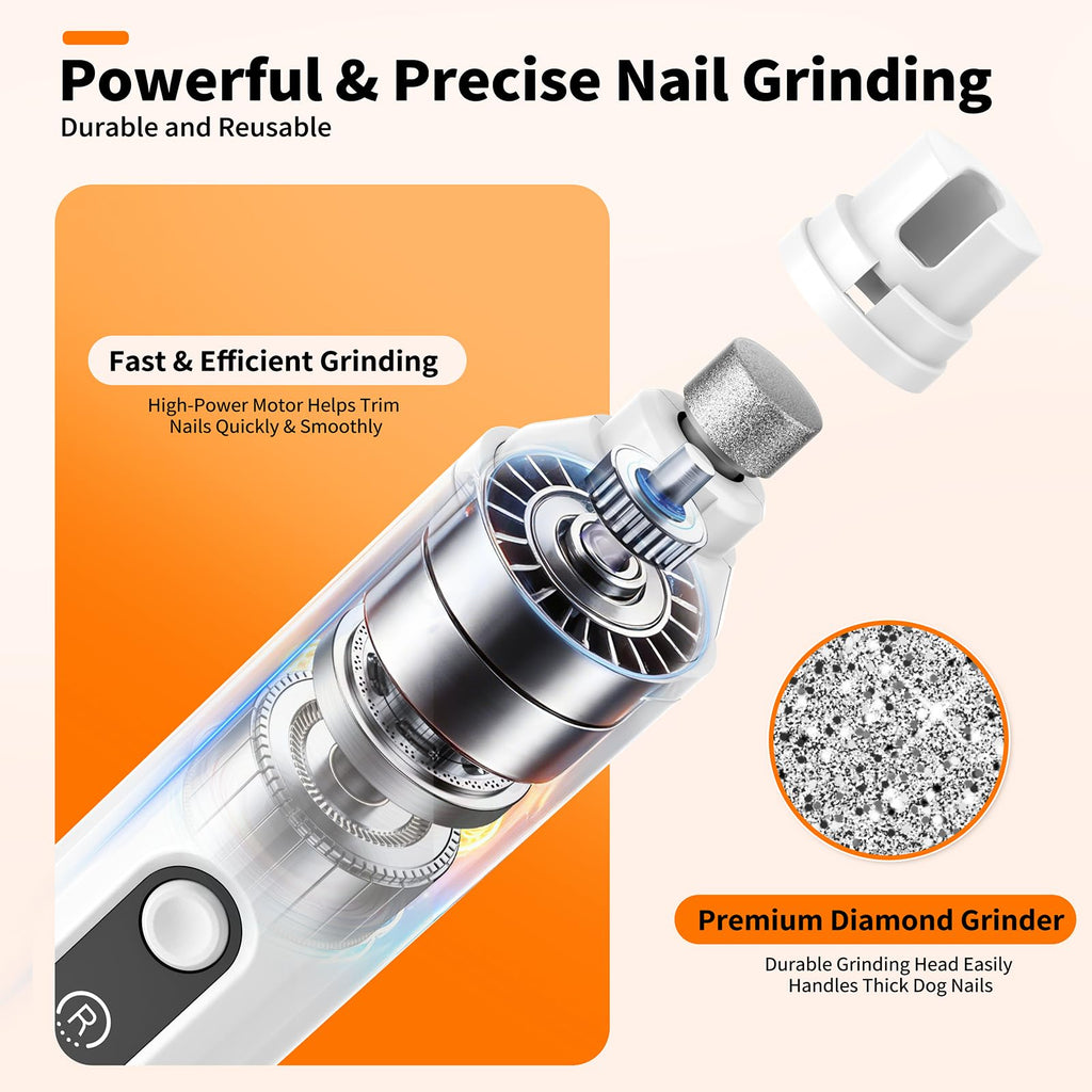 Electric Dog Nail Grinder with LED Light N770