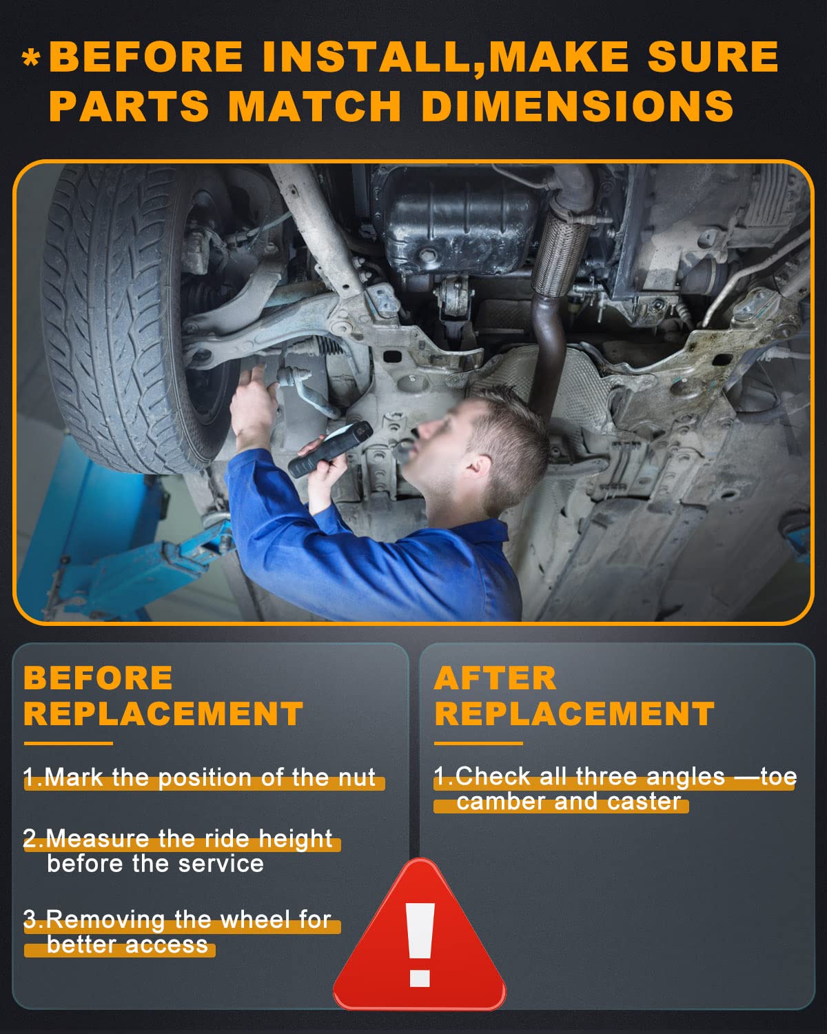 Suspension Kit Control Arm Replacement T9776
