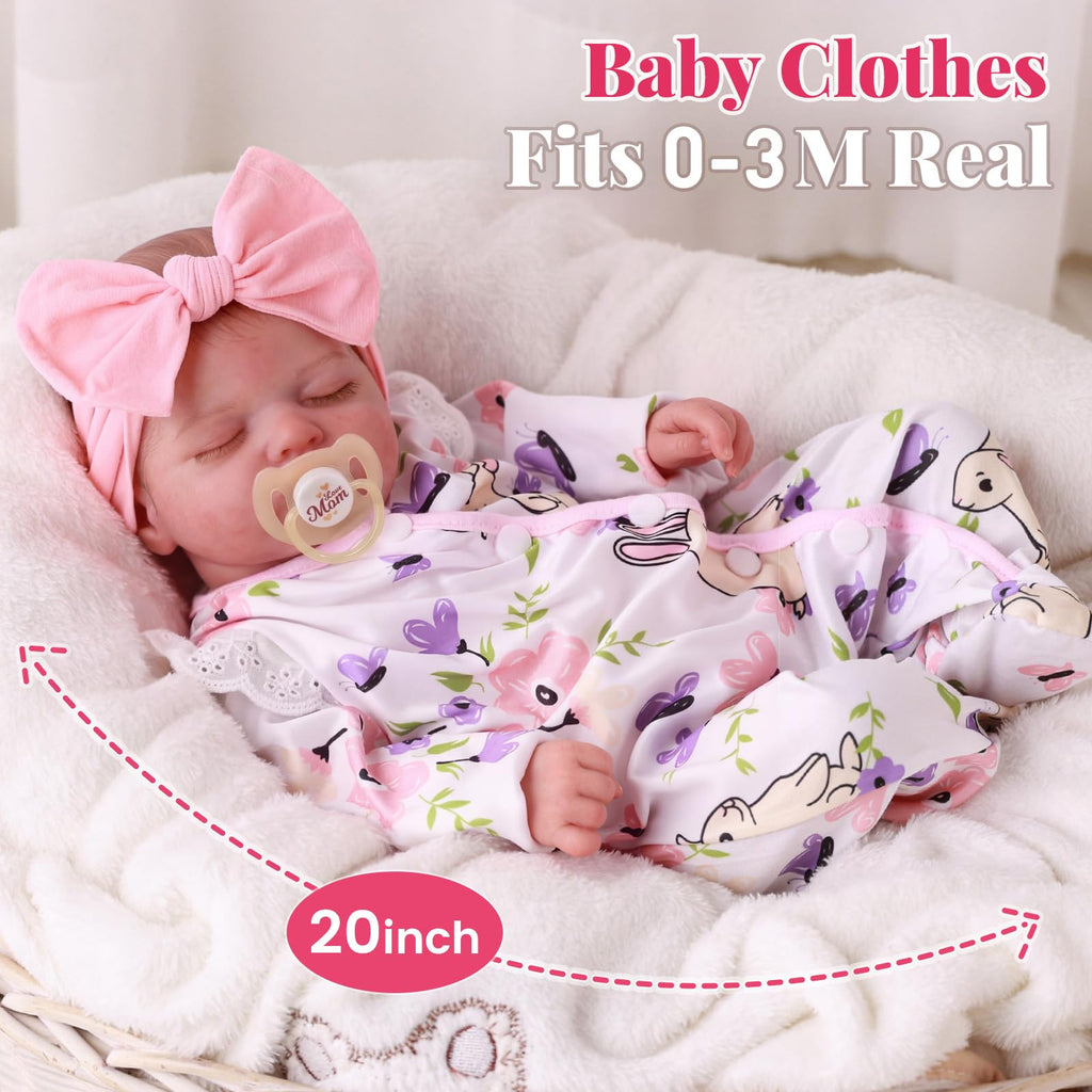 20 Inch Reborn Baby Dolls Girl with Play Set I356