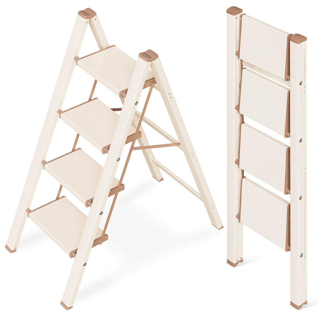4 Step Ladder with Anti-Slip Wide Pedal P8374